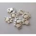 Paw Trailer Dog & Cat Charms - Gold/Silver Plated 10-Paw Supporters for DIY Jewelry Accessories & Decorations | H 1.6 cm - Buy Online on GoSupps.com