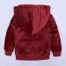 Velvet Hooded Tracksuit Set | Toddler Kids Fleece Outfit | 9-12 Months | Color 07 - Buy Online on GoSupps.com