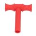 Chewy Tubes Oral Motor Tool & TPR Sensory T-Shaped Cubes for Autistic Children - Red | International Shipping Available - Buy Online on GoSupps.com