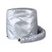 Hair Steamer for Conditioning Warm Stretchable Conditioning Hair Hair Dryer Bonnet Avoid Electric Scald Burn for Nourishes Dry Hair Silver