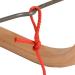 SCSPORTS Pulling Strap with Wooden Knob - Strong & Stable Red Slide Leash (141x0.6 cm) - Durable Sled Cable with Handle Pull Tape and Accessories for International Shipping - Buy Online on GoSupps.com