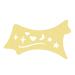 Eyeshadow and Eyeliners Stencils Pad Flexible Eyeliners Stencils | Contour Eye Liners Guide Reusable Cleaning Cloths for Women Yellow