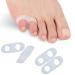 feifanshop 4 silicone toe separators small toe for hallux valgus hammer toe foot pain
