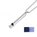 Breathing Necklace Meditation Accessories for Mindfulness Anxiety Stress Relief Calm Down Shift Attention Relaxation Sleep Aid Quit Vaping Stainless Steel Chain Self Care Gift for Men & Women