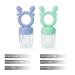 PandaEar 2 Pack Silicone Baby Fruit Feeder | Teething Relief & Baby Food Pacifier with 3 Size Pouches - Buy Online on GoSupps.com