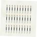 SKISUNO Makeup Tools 50pcs Eye Makeup Applicators Eyeshadow Brush Eye Shadow Applicator Makeup Brush Double Sided Suite 7.5X0.5cm As Shown - Buy Online on GoSupps.com