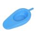NEDLON Portable Bed Pans for Unisex Easy to Clean Bedpans with Handle Comfortable Potty for Pregnant Women Elderly Females Blue