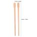 100 Wood Wax Pencils - Salon Quality Eyebrow Wax Chopsticks & Spatulas for Hair Body & Smooth Skin - Buy Online on GoSupps.com