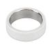 Smart Charging Ring Light Aluminum Alloy and Ceramic Body Temperature Detection Health Smart Ring for Blood Oxygen Monitoring (21#) 19#
