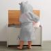 KDO Magic Personalized Baby Bathrobe - Custom Embroidered Morning Mantle | Perfect Gift for Christmas & Birthday (12-24 Months Gray) - Buy Online on GoSupps.com