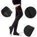 PEDIMEND Open Toe Thigh High Compression Stockings (2PAIR - 4PCS) | Gradient Compression with Silicone Band | Reduce Varicose Veins Promote Blood Circulation | UNISEX | Foot Care 5PAIR - 10PCS Black - Buy Online on GoSupps.com