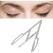 Tiuimk Stainless Steel Eyebrow Microblading Triangle Ruler - Silver - Buy Online on GoSupps.com