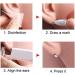 CHUANCI Disposable Sterile Ear Piercing Kit - Pair of Gold Round Clear Zircon Studs - Buy Online on GoSupps.com