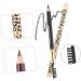 Didiseaon 4 Pcs Makeup Eyebrow Pencils Eyeshadow Pencil Waterproof Eyebrow Pencils with Brush Puff Head Wooden - Buy Online on GoSupps.com