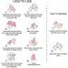 Semi Cured Gel Nail Strips - 20PCS Adhesive Full Wrap Stickers with Nail File - Waterproof Sets for Yourself, Sisters, Mothers (Flower) - Buy Online on GoSupps.com