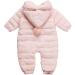 Famuka Baby Winter Warm Hooded Puffer Snowsuit in Pink - Size 18-24 Months - Buy Online on GoSupps.com