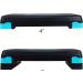BalanceFrom Adjustable Aerobic Stepper Step Platform Trainer - Black/Blue | Fitness Workout Equipment - Buy Online on GoSupps.com