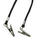 JIHUOO 2 Pcs Black Napkin Fixing Clips Adjustable Hat Strap Clips Bib Holders Clips Face Mask Lanyard Eyeglass Chains Holder for Adult - Buy Online on GoSupps.com