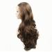 Buy 6# Dark Brown Lace Front Wig for Drag Queens & Women - High Temperature Synthetic Hair Natural Hairline 55.9 cm - Perfect for Parties & Weddings - Buy Online on GoSupps.com