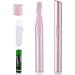 ACWOO Mini Portable Eyebrow Trimmer - Painless Electric Razor for Women Men - Facial Hair Shaver for Brows, Cheeks, Lips - Peach Fuzz Removal (Pink) - Buy Online on GoSupps.com