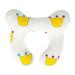 Baby travel pillow baby neck pillow for car seat baby sleeping pillows and shape children's pillow head and neck support pillow baby pillow head deformation for trolley newborn car seat cushion (white)