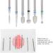 6Pcs Stainless Steel Nail Drill Bit Set - Manicure Nail Art File Bits Tools (#8) - Buy Online on GoSupps.com