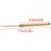 Gold Folding Copper Ear Wax Removal Tool | Portable Ear Cleaner Spoon with Key Ring | Best Ear Wax Removal Supplies for Beauty & Personal Care - Buy Online on GoSupps.com