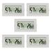 BESPORTBLE 15 pcs Embedded Mini Gauge Indoor Hygrothermograph Temperature Meter LCD Digital Hygroscope Outdoor White 5x3pcs 4.5X2.5cmx3pcs - Buy Online on GoSupps.com