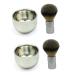 Cabilock 2-Pack Unbreakable Shaving Soap Containers | Men's Beard Shaving Tools | Travel-Friendly Shaving Cup & Bowl for Razors & Brushes - Buy Online on GoSupps.com