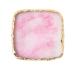 1pc Square Resin Nail Art Painting Gel Palette Golden Edge Polish Agate Mix Stir Crystal Resin Stone Plate Manicure Accessory DIY Tool Mixing Palette