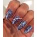 Bluesky GEL NAIL POLISH SILVER GLITTER Blue Purple Multi Glitter CHRISTMAS Sparkle JUST DANCE SP11 UV LED Soak Off 10ml - Buy Online on GoSupps.com