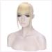 Elailite Human Hair Bangs Clip - #60 Platinum Blonde Neat Bangs for Women - Buy Online on GoSupps.com