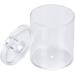 Alvinlite Transparent Cotton Swab Holder - Acrylic Round Organizer for Cotton Pads & Buds | Stylish Storage Solution - Buy Online on GoSupps.com