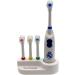CyP Brands Real Madrid Toothbrush - Battery Operated Vibrating Oral Hygiene Brush | Official White Dental Care Product - Buy Online on GoSupps.com