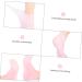 GALPADA 1 Pair Sock Moisturizing Oil Essential Skin Protect Soles Reusable Hard Silicone Gel Exfoliating Tableware Sucker Women s Foot Proof Moisture Spa Pink High Heel Sebs Women's Pink 35X7X1cm - Buy Online on GoSupps.com