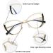 Xuan +1.5 Anti-Blue Light Reading Glasses for Women - Stylish Metal Cat Design Computer & Visual Aid in White - Buy Online on GoSupps.com