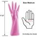 Mulfei Cleaning Gloves-3 Pairs Kitchen Gloves Reusable Dishwashing Rubber Gloves-Including Green Pink and Blue (Medium) M (Pack of 6) - Buy Online on GoSupps.com