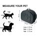Yatoseen Cat Transport Bag - Breathable Soft Carrier for Cats & Small Dogs - Collapsible Pet Crate & Portable Travel Bag - Buy Online on GoSupps.com