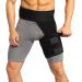Adjustable Neoprene Grip Support Wrap for Thigh Pain Relief - Pain Wraps for Hips & Thigh Recovery for Men & Women - Black - Buy Online on GoSupps.com