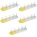 FRCOLOR 5 sets of nail practice holders nail biter stop magnetic nail stand practical nail racks false fingernails creative nail stand nail frames for nail polishing strips