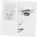 Balacoo Makeup Tools Home Tools Pro Tools Eyebrow Measuring Tool Eyebrow Mapping Line Lightness Suite 4.6x1.8x7.5cm White - Buy Online on GoSupps.com