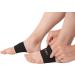 Copper Compression Arch Support Sleeves - Plantar Fasciitis Relief for Heel Spurs, Flat Feet, High Arches, Feet Pain - 1 Pair Black, One Size Fits All - Buy Online on GoSupps.com