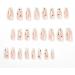 24Pc French White Edge Fake Nails with Rhinestone Pearl Design Press On Nail Tips Acrylic Detachable Coffin False Nails Art Tool (Color : 02) - Buy Online on GoSupps.com