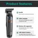 Professional Hair Clipper with LCD Display | Engraved Hair Trimmer for Men | 1400mAh Electric Hair Salon Pusher - Shop Now - Buy Online on GoSupps.com