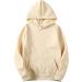 Men's Winter Fleece Tracksuit Set - Beige, XX-Large | Hoodie, Sweatshirt, Sweatpants for Athletics & Workouts - Buy Online on GoSupps.com