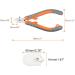 SPEEDWOX 5-Inch Diagonal Side Cutter Pliers with Safety Lock & Holster - Mini Precision Wire Cutters for Narrow Areas - Buy Online on GoSupps.com