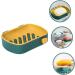Ciieeo 5pcs Suction Cup Soap Dish Sink Sponge Holder Soapdish Suction Cup Holder Soapbox Wall- Mounted Soap Dish Wall Double- Layer Soap Dish Shower Soap Holder No Punching Plastic Shelf - Buy Online on GoSupps.com