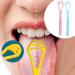 HugMiu Soft Silicone Tongue Scraper Cleaner - Premium Oral Care Tool for Bad Breath Relief - Pink - Buy Online on GoSupps.com