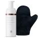 SJOLIE Self Tanner - Express Sunless Tanning Mousse + Mitt Applicator | Medium Dark Color Streak-Free Vegan No Parabens