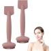 Face Brush Cleanser Dual Head Soft Face Scrubber Brush For Women | Waterproof Soft Facial Scrubber Skin Friendly Mud Film Brush For Manual Cleaning Leather Powder 2pcs - Buy Online on GoSupps.com